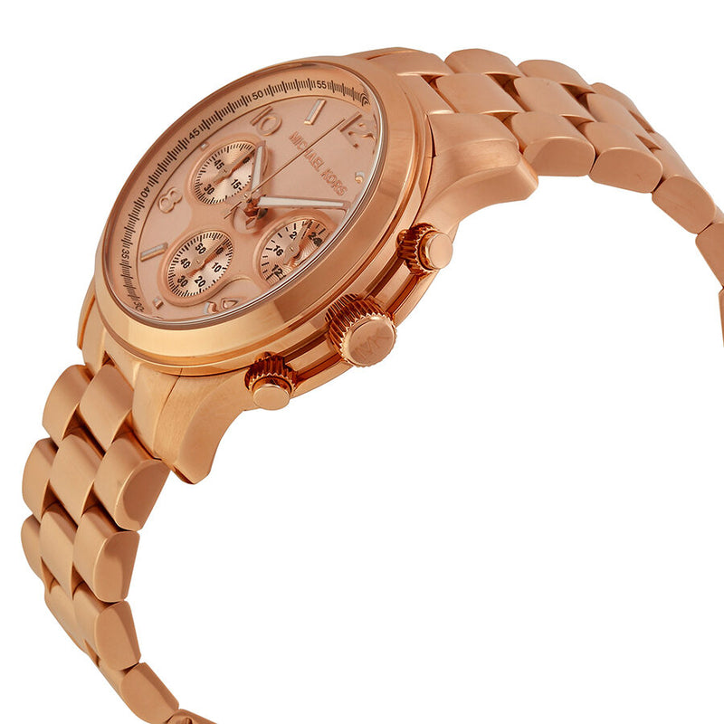 Michael Kors Runway Chronograph Gold Dial Ladies Watch MK5128 - Watches of America #2