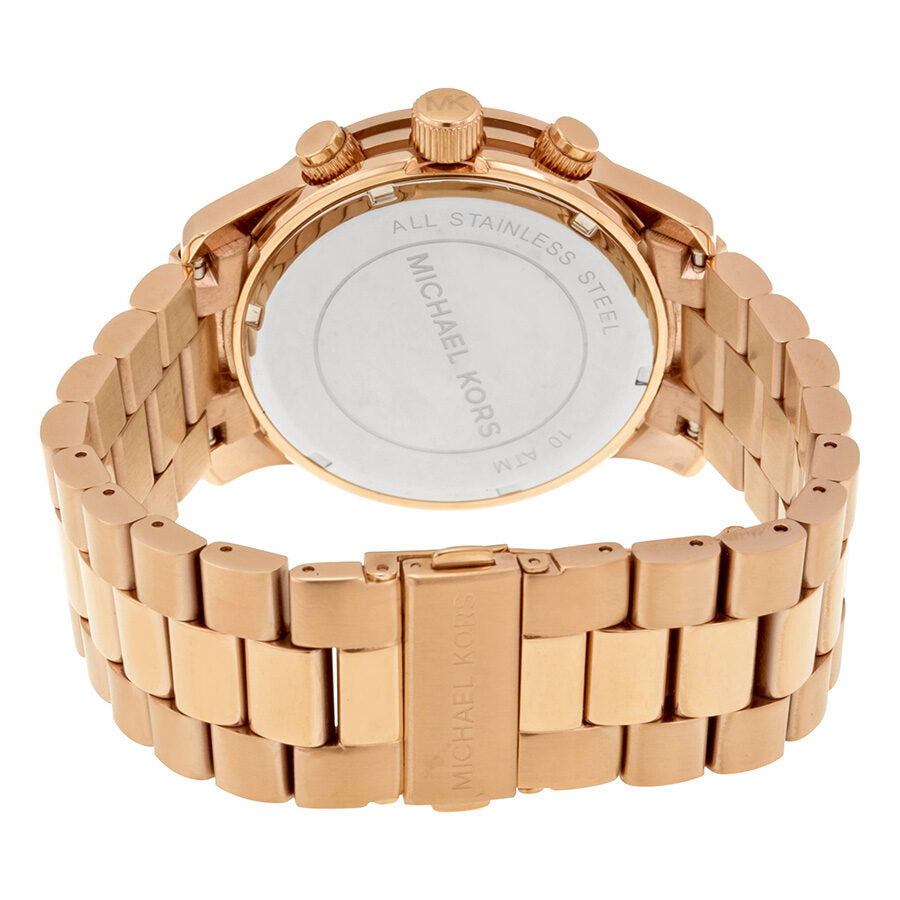 Michael Kors Runway Chronograph Rose Gold tone Men s Watch MK8096 Watches of America