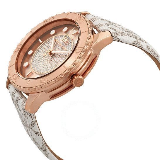 Michael Kors Runway Quartz Rose Dial Ladies Watch MK6980