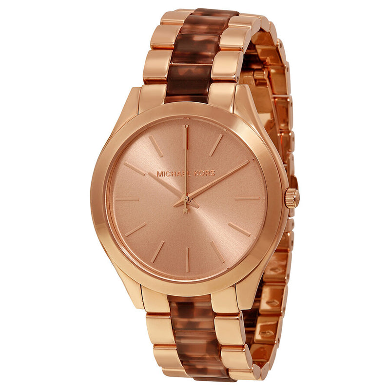 Michael Kors Runway Rose Gold-tone Stainless Steel Ladies Watch MK4301 - Watches of America