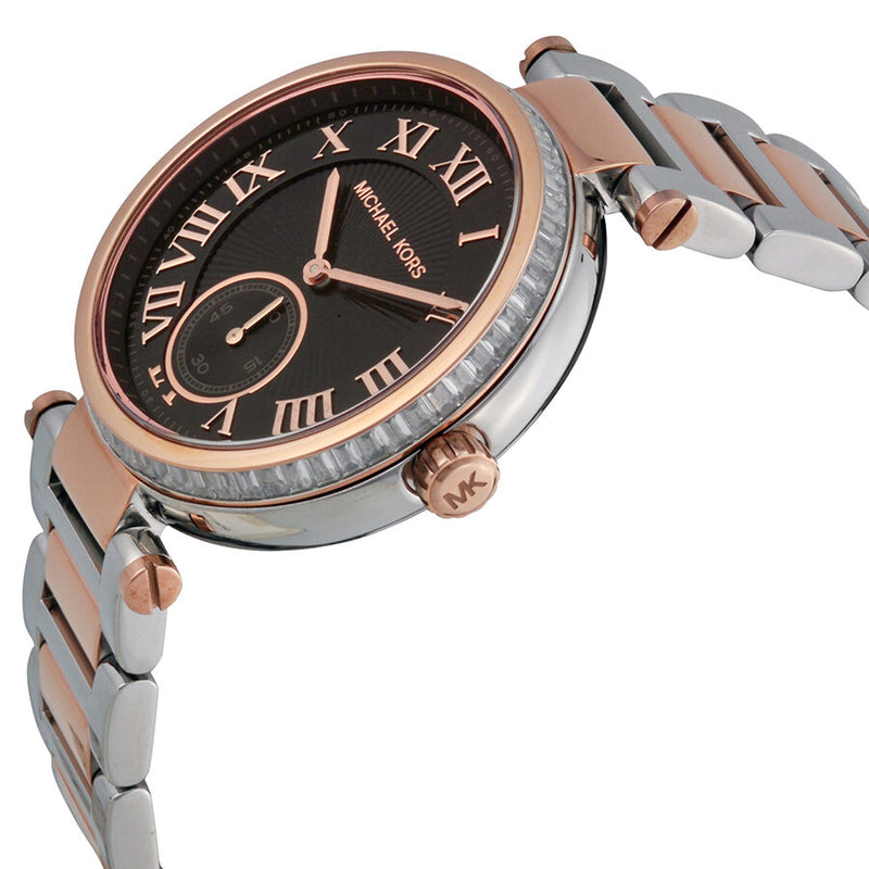 Michael Kors Skylar Black Dial Two-tone Ladies Watch MK5957 - Watches of America #2