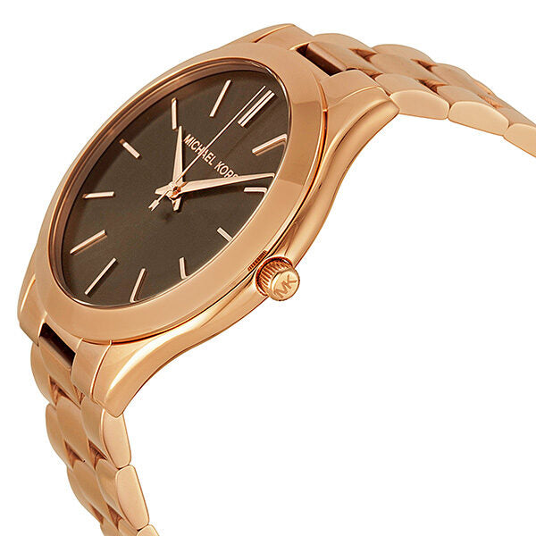 Michael Kors Vintage Classic Slim Runway Reloj para mujer en tono dora Watches of America