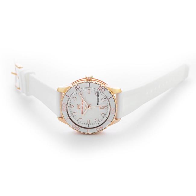 Michael Kors Runway White Silicon Strap Women's Watch MK6853 - Watches of America #2