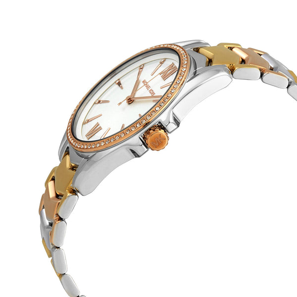 Michael Kors Whitney Crystal White Sunray Dial Ladies Watch #MK6686 - Watches of America #2