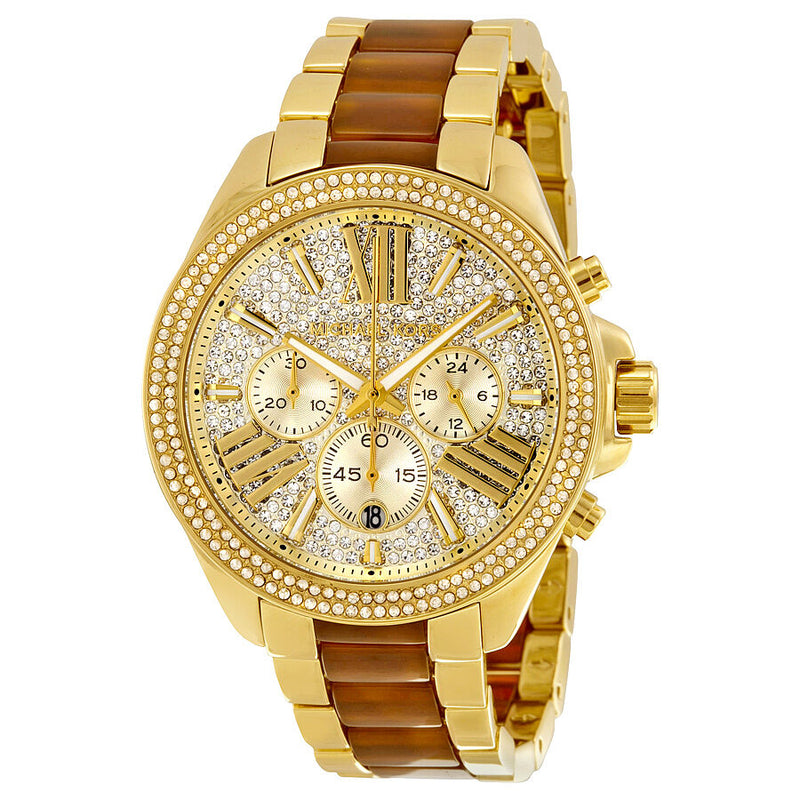 Michael Kors Women's Darci Crystal Pave Rose Gold Tone Watch MK3439