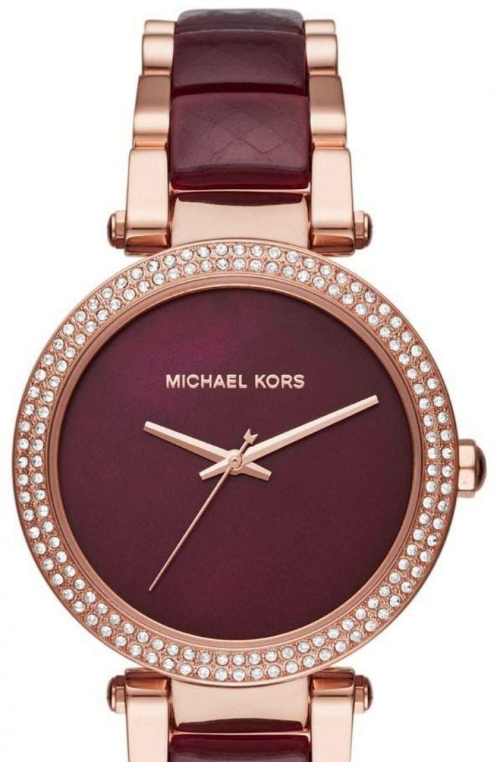 Michael Kors Parker Burgundy Women s Watch MK6412 Watches of America