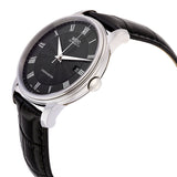 Mido Baroncelli Automatic Black Dial Black Leather Men's Watch #M0104081605320 - Watches of America #2