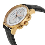Mido Baroncelli Automatic Chronograph Grey Dial Black Leather Men's Watch #M86073104 - Watches of America #2