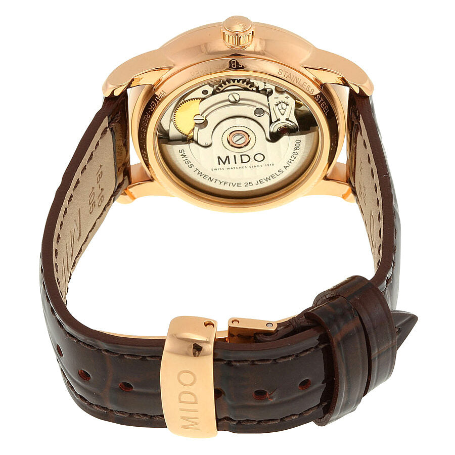 Mido Baroncelli Automatic Beige and Brown Dial Ladies Watch