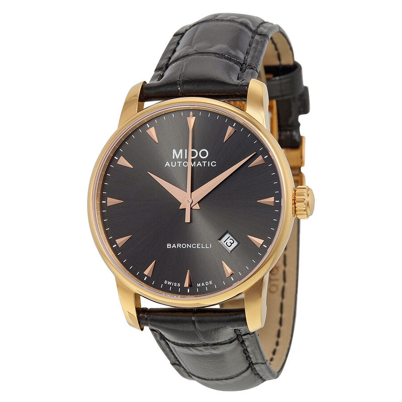 Mido Baroncelli II Automatic Black Dial Men's Watch #M86003134 - Watches of America