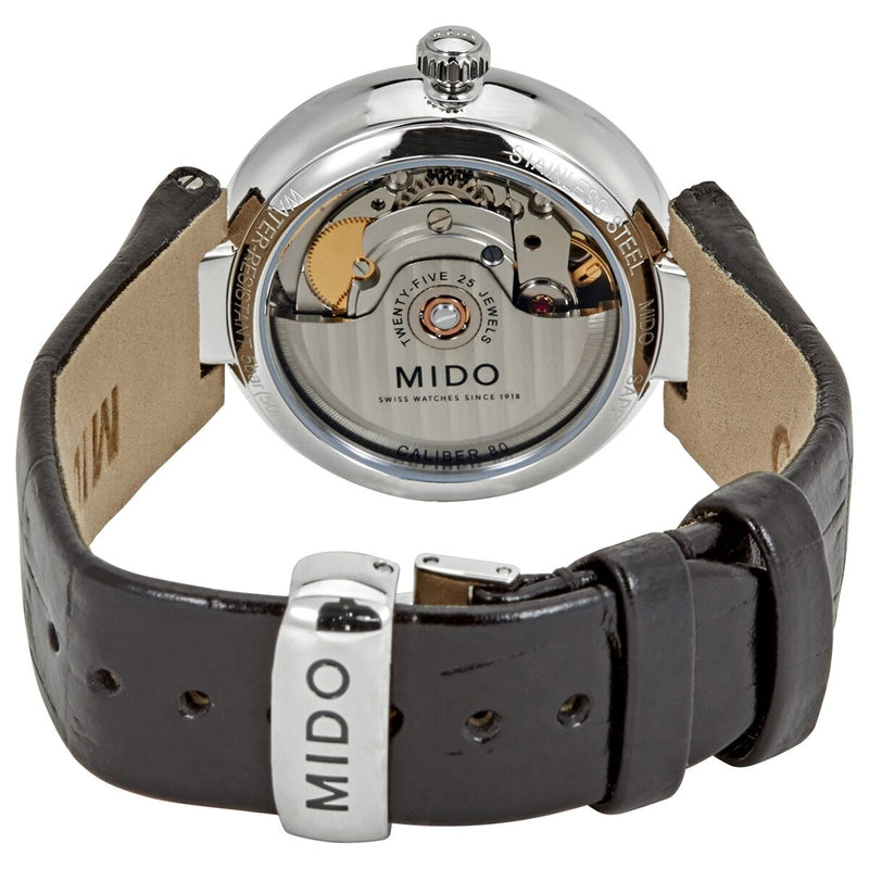 Mido Baroncelli II Automatic Diamond Silver Dial Ladies Watch #M0222071603610 - Watches of America #3