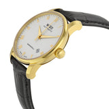 Mido Baroncelli II Automatic White Dial Black Leather Men's Watch #M86003264 - Watches of America #2