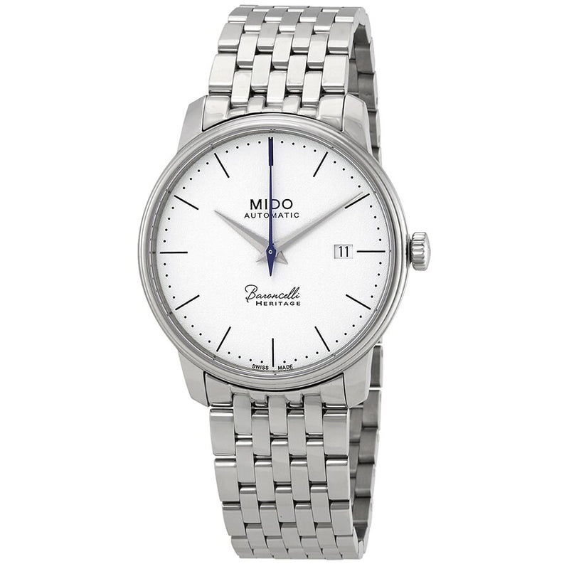 Mido Baroncelli III Automatic White Dial Men's Watch #M0274071101000 - Watches of America