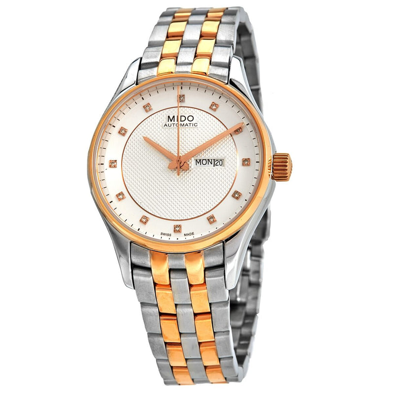 Mido Belluna Automatic Diamond Ladies Watch #M0012302203691 - Watches of America