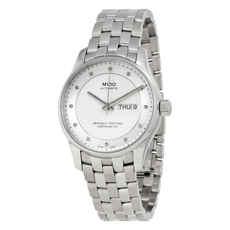 Mido Belluna Automatic Silver Dail Men's Watch #M0014311103692 - Watches of America