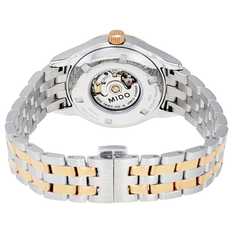 Mido Belluna Automatic Silver Dial Ladies Watch #M0012302203191 - Watches of America #3