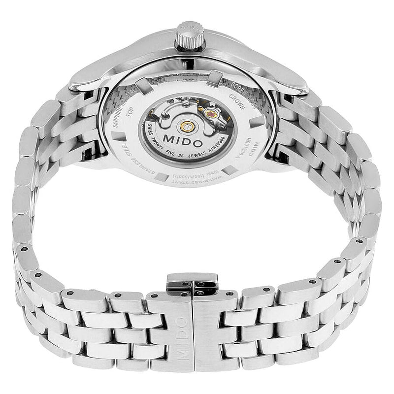 Mido Belluna Automatic Silver Dial Stainless Steel Ladies Watch #M0012301103691 - Watches of America #3