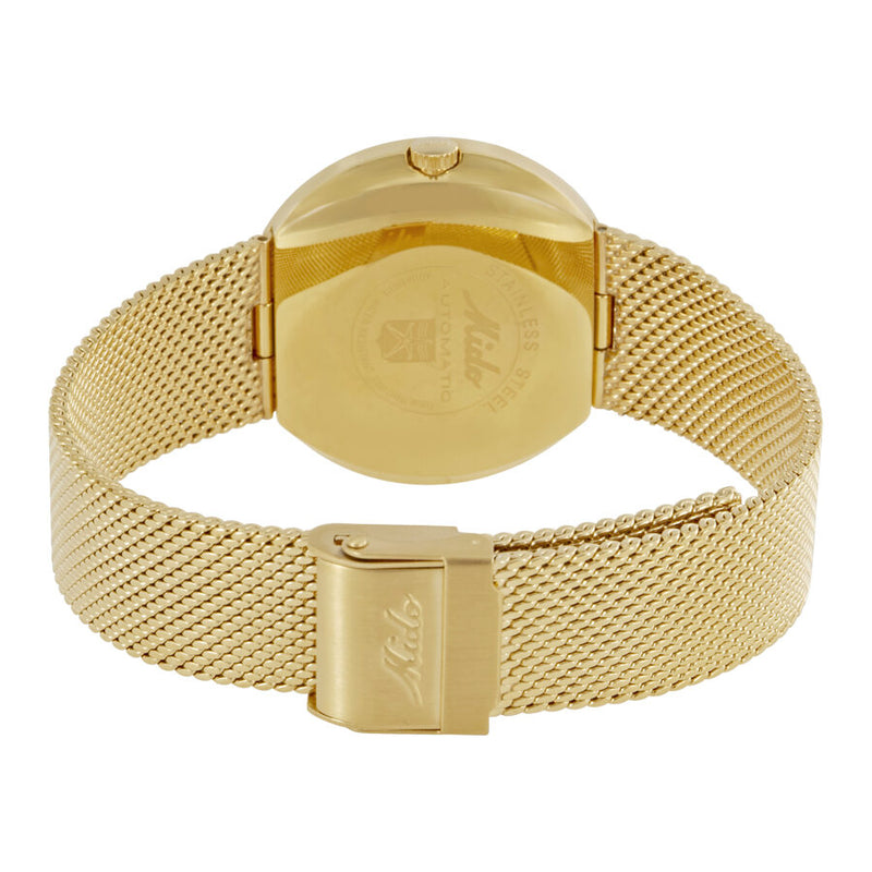 Mido Commander Automatic Yellow Gold Plated Unisex Watch #M8429.3.22.13 - Watches of America #3