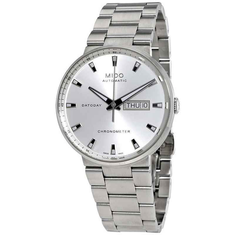 Mido Commander II Automatic Chornometer Silver Dial Men's Watch #M014.431.11.031.00 - Watches of America