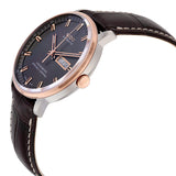 Mido Commander II Grey Dial Maroon Leather Men's Watch #M0214312606100 - Watches of America #2
