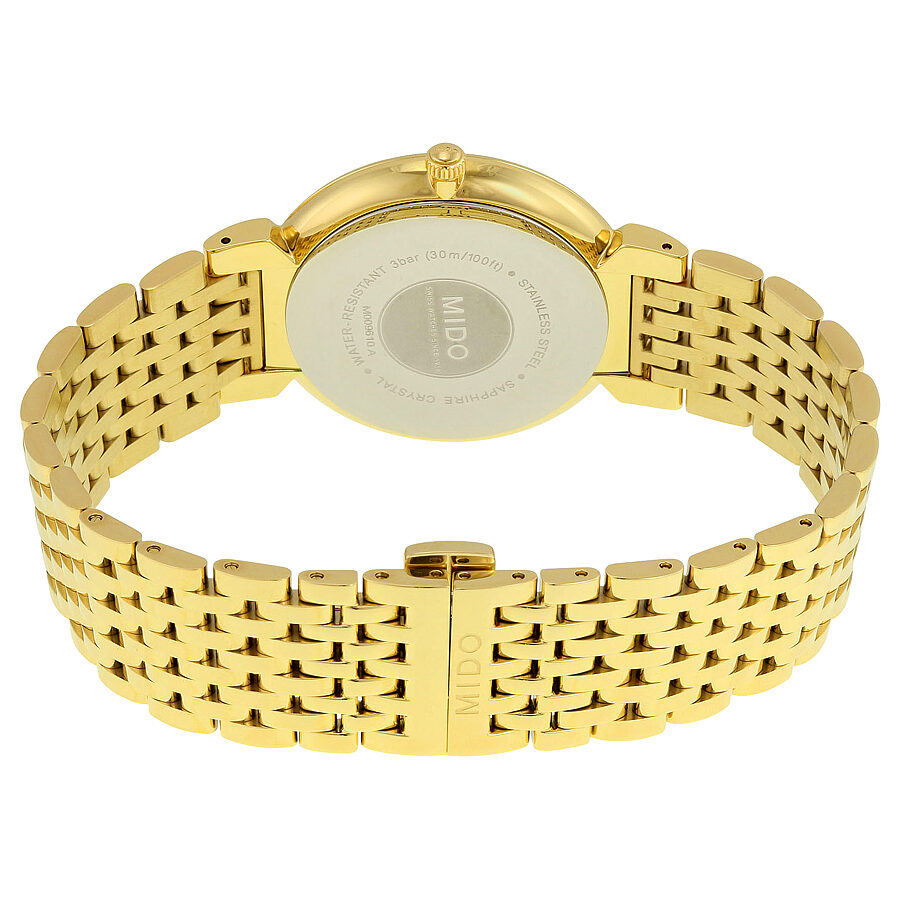 Mido Dorada Gold Dial Reloj de hombre chapado en oro