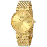 Mido Dorada Gold Tone Dial Unisex Watch #M11303121 - Watches of America