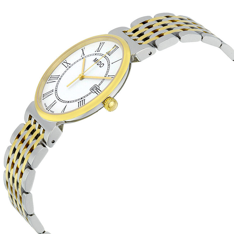 Mido Dorada White Dial Two-tone Stainless Steel Ladies Watch #M11309261 - Watches of America #2