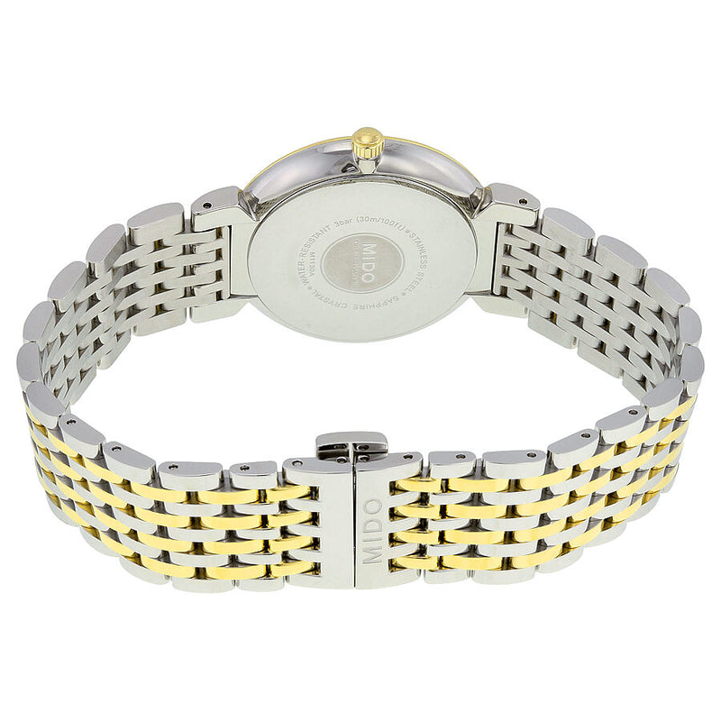 Mido Dorada White Dial Two-tone Stainless Steel Ladies Watch #M11309261 - Watches of America #3