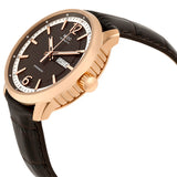 Mido Great Wall Automatic Black Dial Brown Leather Men's Watch #M0196313629700 - Watches of America #2