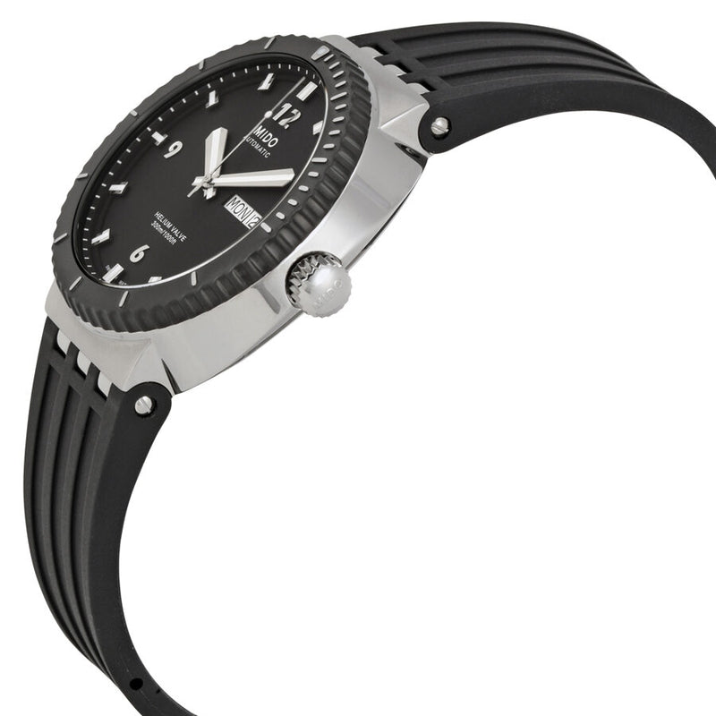 Mido Helium Valve Automatic Black Dial Men's Watch #M0066301705722 - Watches of America #2