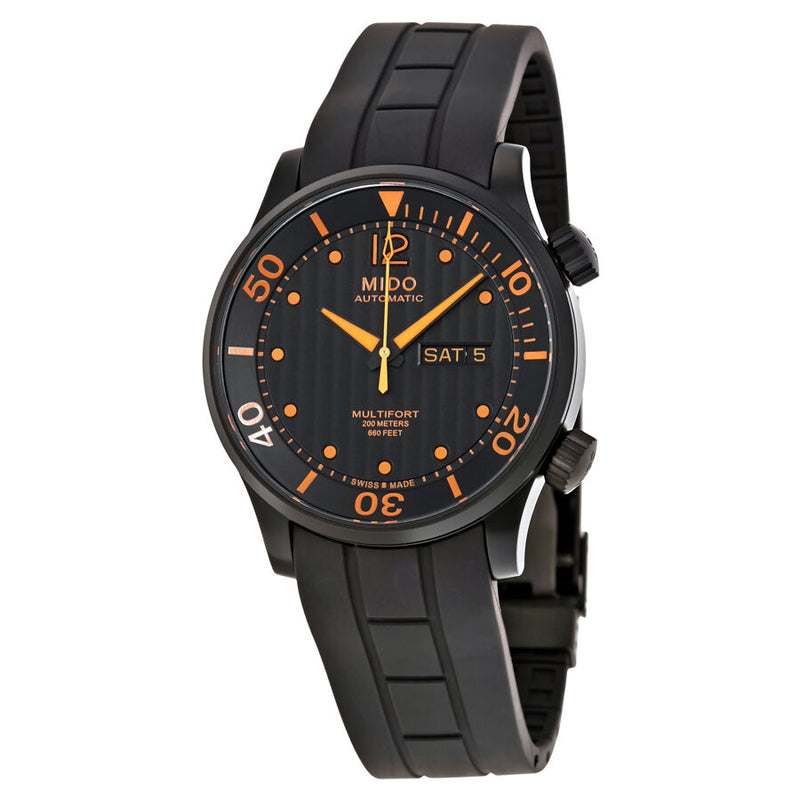 Mido Multifort Automatic Black Dial Men's Watch #M005.930.37.050.80 - Watches of America