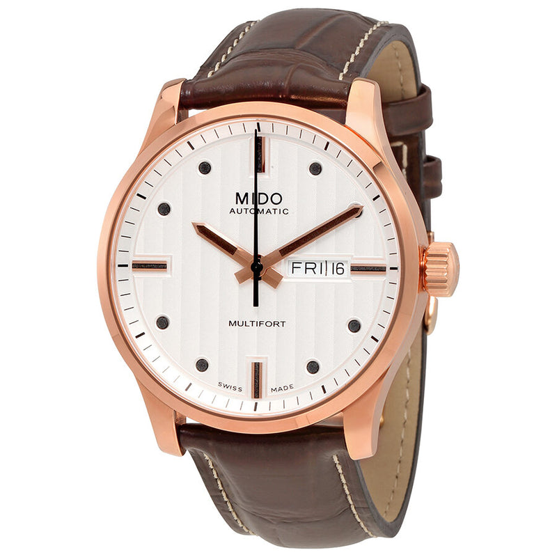 Mido Multifort Automatic Silver Dial Men's Watch #M005.430.36.031.80 - Watches of America