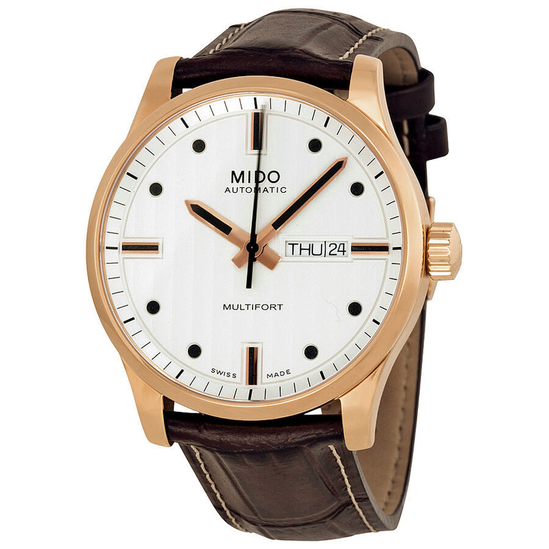 Mido Multifort Automatic Silver Dial Men's Watch M0054303603100#M005.430.36.031.00 - Watches of America