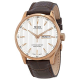 Mido Multifort Automatic White Dial Men's Watch #M0384313603100 - Watches of America