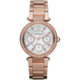 Michael Kors Parker Rose Gold Ladies Watch  MK5616 - Watches of America