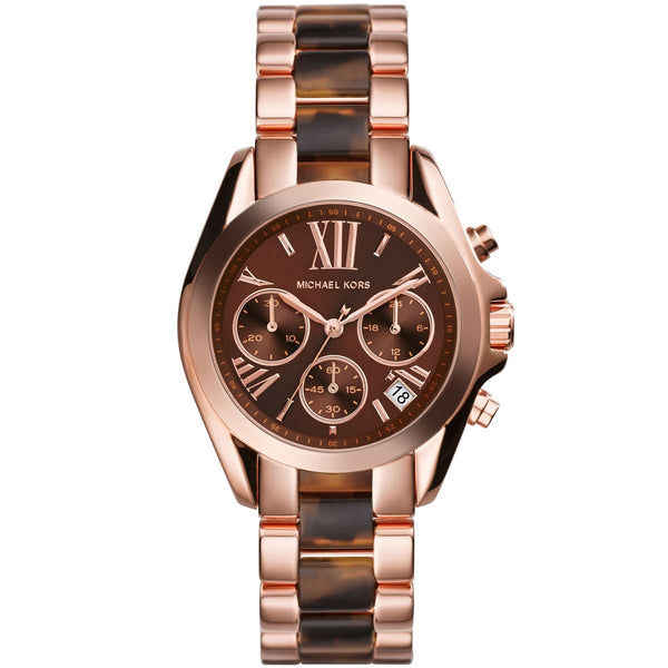 Michael Kors Bradshaw Chronograph Brown Dial Ladies Watch  MK5944 - Watches of America