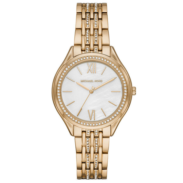 Michael Kors Mindy Quartz Mother of Pearl Dial Ladies Watch MK7076