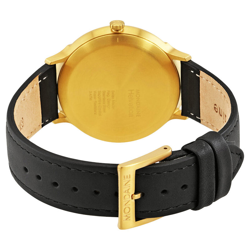 Mondaine Helvetica No1 Light Black Dial Men's Watch #MH1.L2221.LB - Watches of America #3