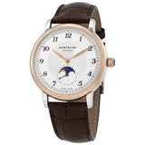 Montblanc Star Legacy Moonphase Automatic Silver Dial Men's Watch #117580 - Watches of America