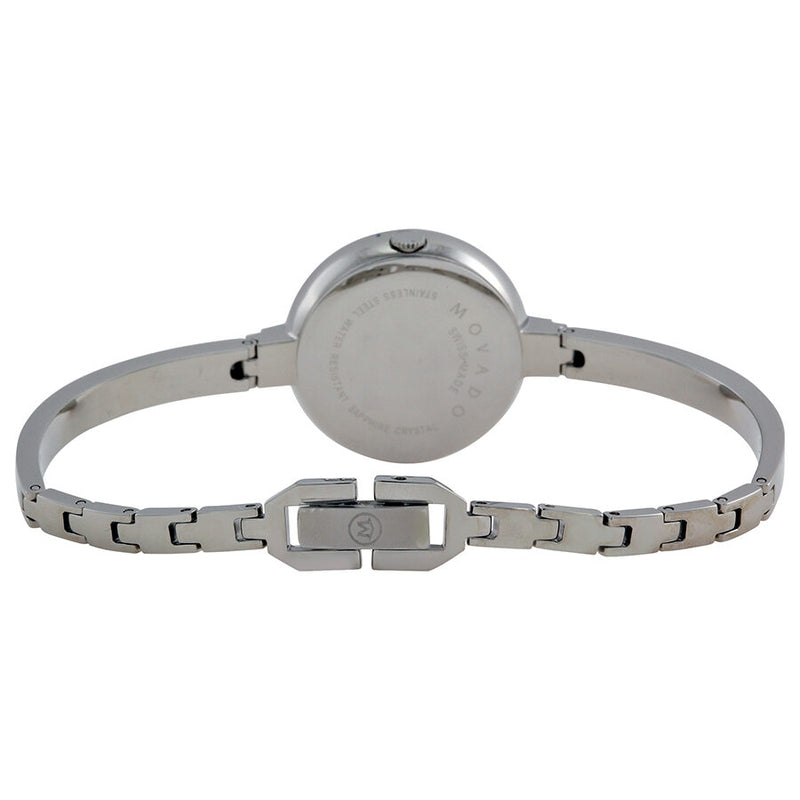 Movado Bela Mother of Pearl Dial Stainless Steel Bangle Ladies Watch #0606616 - Watches of America #3