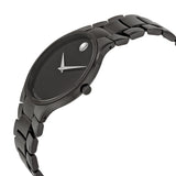 Movado Black Dial Black IP Stainless Steel Unisex Watch #0606594 - Watches of America #2