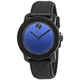 Movado Bold Black / Blue Dial Men's Watch #3600481 - Watches of America