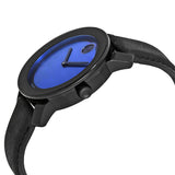 Movado Bold Black / Blue Dial Men's Watch #3600481 - Watches of America #2