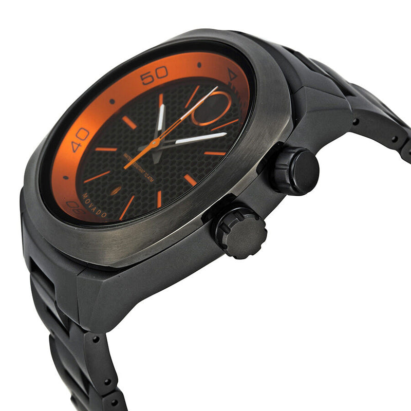 Movado Bold Black and Orange Dial Gunmetal Ion-plated Watch #3600213 - Watches of America #2