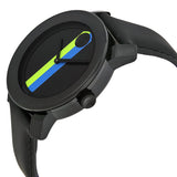 Movado Bold Black Dial Black Leather Unisex Watch #3600225 - Watches of America #2