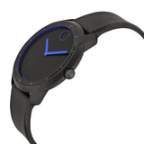 Movado Bold Black Dial Black Polyurethane Unisex Watch #3600191 - Watches of America #2