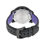Movado Bold Black Dial Chronograph Leather Men's Watch #3600089 - Watches of America #3