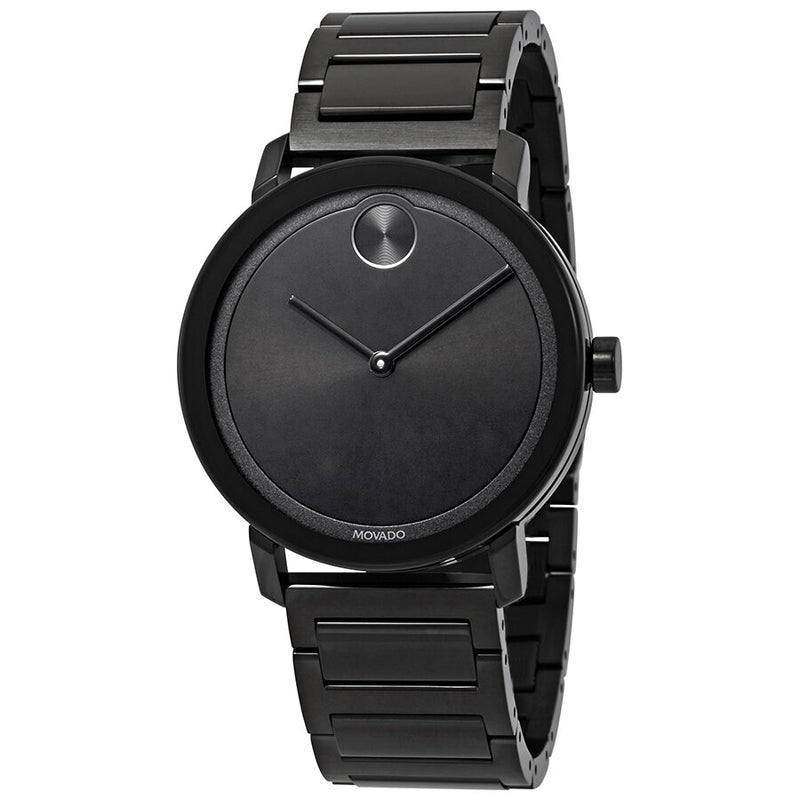 Movado Bold Black Dial Black Ion-plated Men's Watch #3600538 - Watches of America