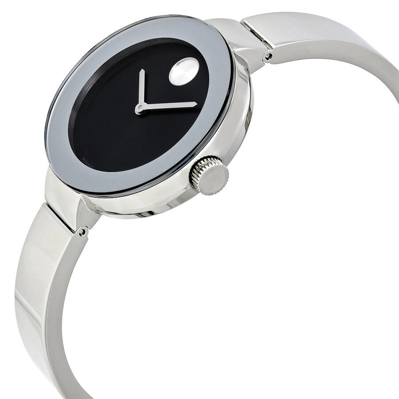 Movado Bold Black Dial Stainless Steel Ladies Watch #3600424 - Watches of America #2