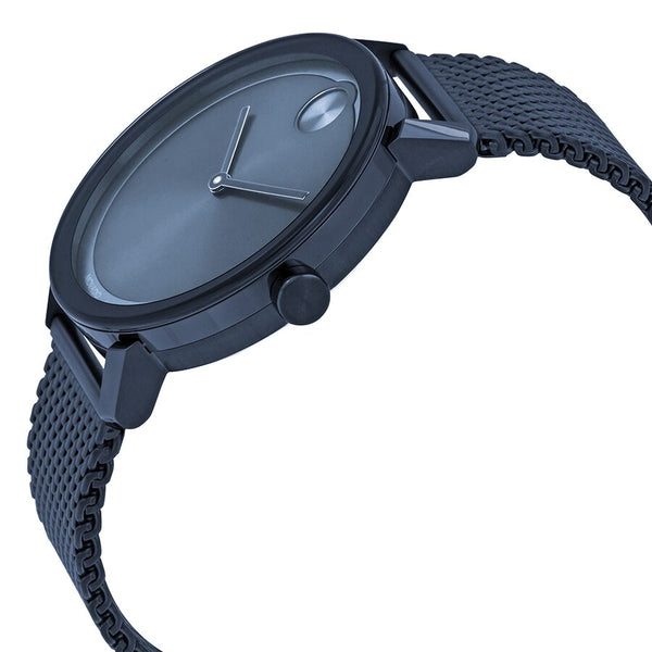 Movado Bold Blue Dial Men's Mesh Watch #3600610 - Watches of America #2